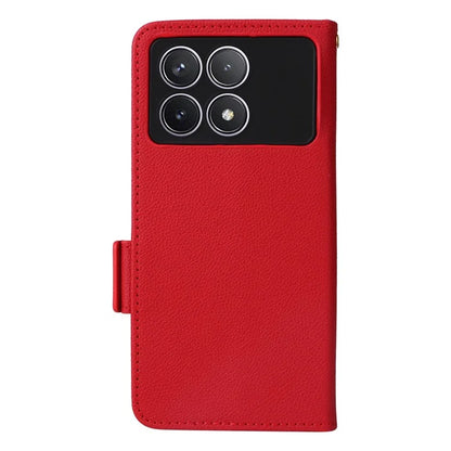 For Xiaomi Redmi K70 5G / K70 Pro 5G Leather Case Litichi Texture Magnetic Clasp