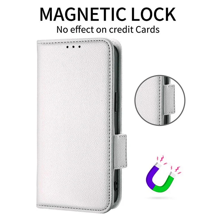 For Xiaomi Redmi K70 5G / K70 Pro 5G Leather Case Litichi Texture Magnetic Clasp