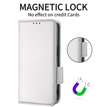 For Xiaomi Redmi K70 5G / K70 Pro 5G Leather Case Litichi Texture Magnetic Clasp