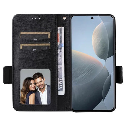 For Xiaomi Redmi K70E 5G / Poco X6 Pro 5G Leather Case with Strap Wallet Phone Cover