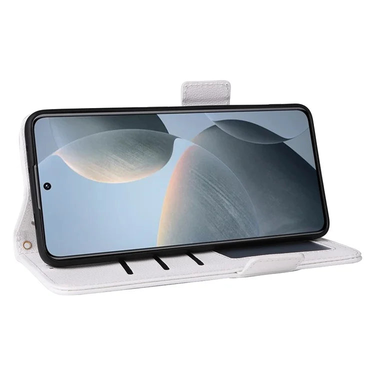For Xiaomi Redmi K70E 5G / Poco X6 Pro 5G Leather Case with Strap Wallet Phone Cover