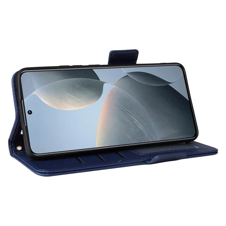 For Xiaomi Redmi K70E 5G / Poco X6 Pro 5G Leather Case with Strap Wallet Phone Cover