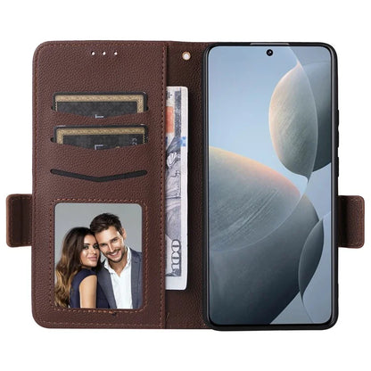 For Xiaomi Redmi K70E 5G / Poco X6 Pro 5G Leather Case with Strap Wallet Phone Cover