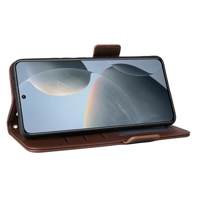For Xiaomi Redmi K70E 5G / Poco X6 Pro 5G Leather Case with Strap Wallet Phone Cover