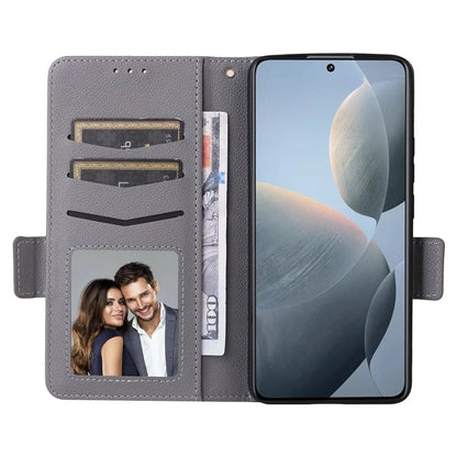 For Xiaomi Redmi K70E 5G / Poco X6 Pro 5G Leather Case with Strap Wallet Phone Cover
