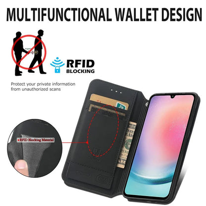 CASENEO 001 Series for Samsung Galaxy A25 5G (Global) (161.0 x 76.5 x 8.3mm) Case with RFID Blocking  /  Mandala