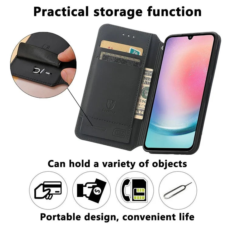 CASENEO 001 Series for Samsung Galaxy A25 5G (Global) (161.0 x 76.5 x 8.3mm) Case with RFID Blocking