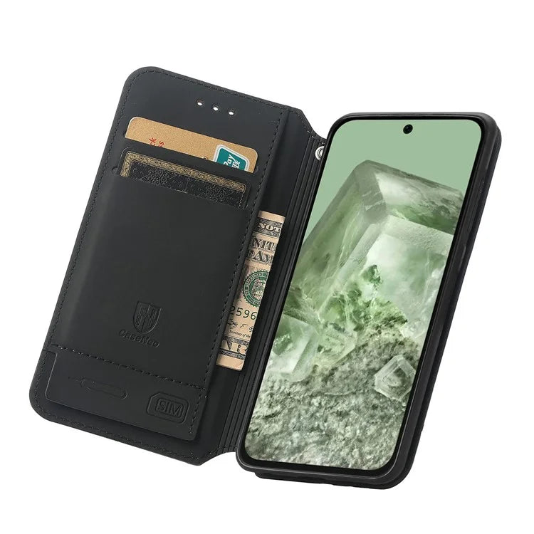 CASENEO 001 Series for Google Pixel 8a Cell Phone Case Pattern RFID Blocking Cover