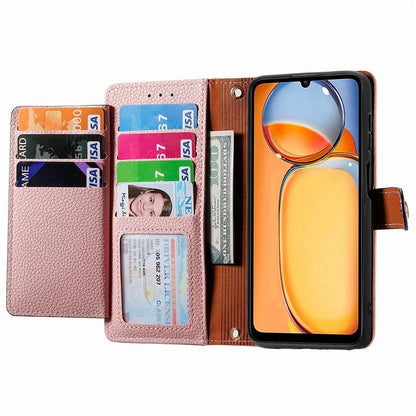 For Xiaomi Redmi 13C 4G / Poco C65 4G Cell Phone Case RFID Blocking Zipper Wallet Cover