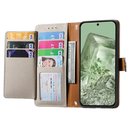 For Google Pixel 8a Case RFID Blocking Card Holder Phone Cover with Hand Strap