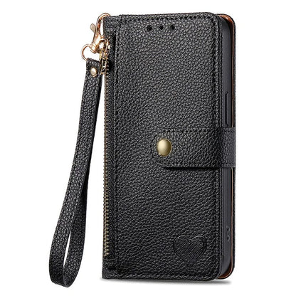 For Samsung Galaxy A25 5G (Global) (161.0 x 76.5 x 8.3mm) Case Leather RFID Blocking Phone Cover