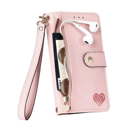 For Samsung Galaxy A25 5G (Global) (161.0 x 76.5 x 8.3mm) Case Leather RFID Blocking Phone Cover