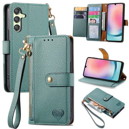 For Samsung Galaxy A25 5G (Global) (161.0 x 76.5 x 8.3mm) Case Leather RFID Blocking Phone Cover