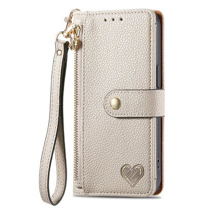 For Samsung Galaxy A25 5G (Global) (161.0 x 76.5 x 8.3mm) Case Leather RFID Blocking Phone Cover