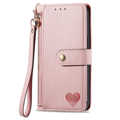 For Samsung Galaxy A25 5G (Global) (161.0 x 76.5 x 8.3mm) Case Leather RFID Blocking Phone Cover