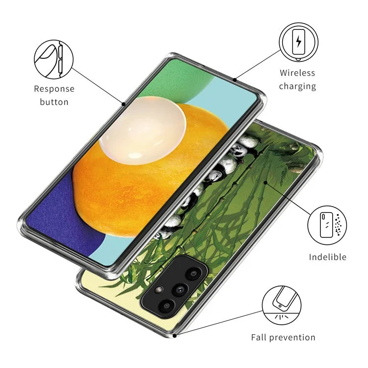 For Samsung Galaxy A15 4G / 5G IMD TPU Case Pattern Printing Phone Cover