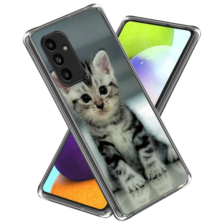 For Samsung Galaxy A15 4G / 5G IMD TPU Case Pattern Printing Phone Cover
