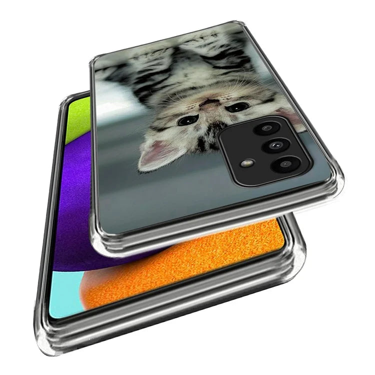 For Samsung Galaxy A15 4G / 5G IMD TPU Case Pattern Printing Phone Cover