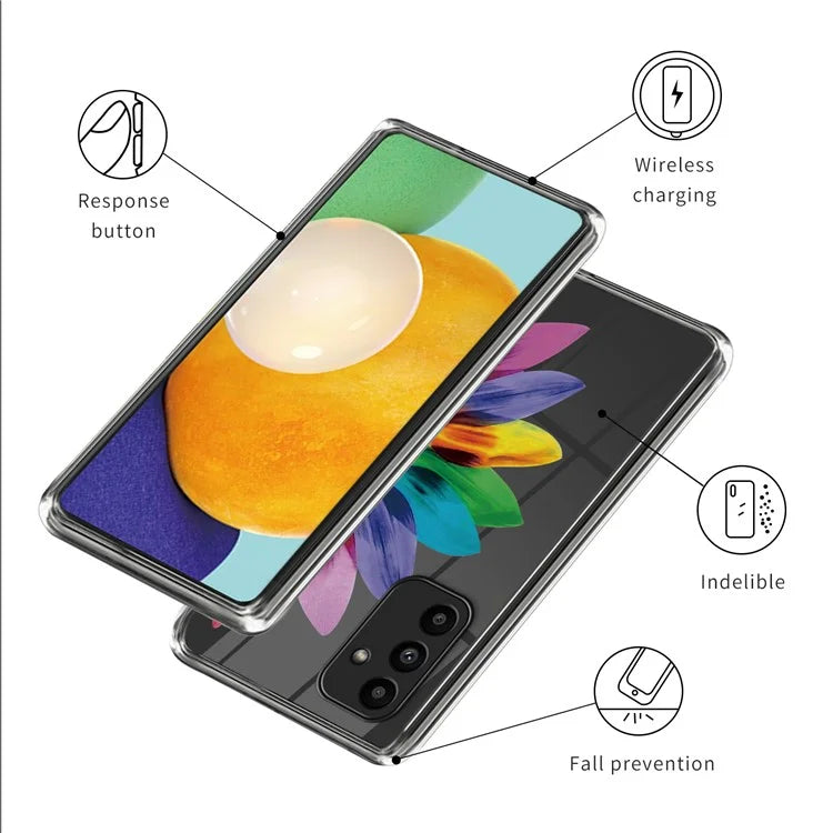 For Samsung Galaxy A15 4G / 5G IMD TPU Case Pattern Printing Phone Cover