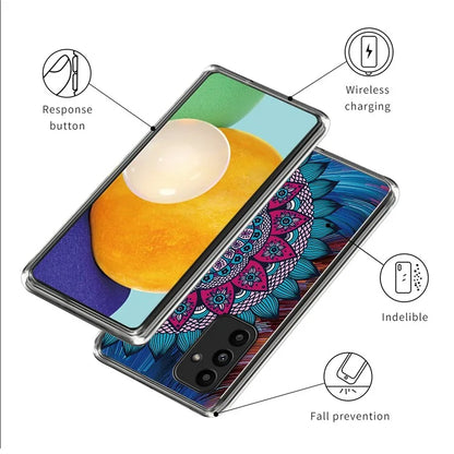For Samsung Galaxy A15 4G / 5G IMD TPU Case Pattern Printing Phone Cover