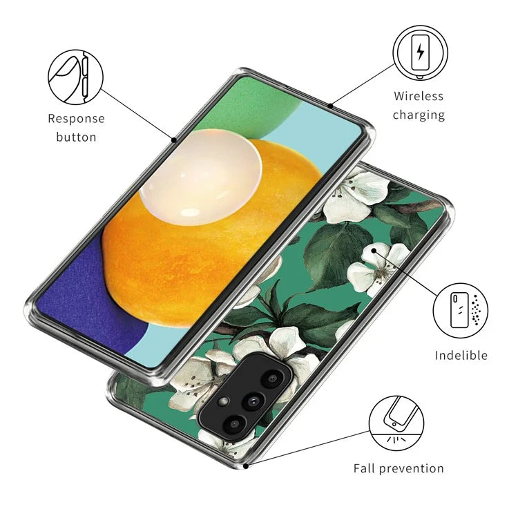 For Samsung Galaxy A15 4G / 5G IMD TPU Case Pattern Printing Phone Cover
