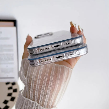 For iPhone 15 Pro Cell Phone Case TPU+PC Feather Pattern IMD Protective Cover