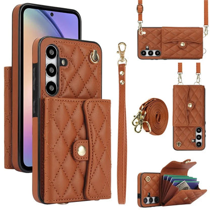 026 For Samsung Galaxy S23 FE Crossbody Phone Cover with RFID Blocking Card Slots
