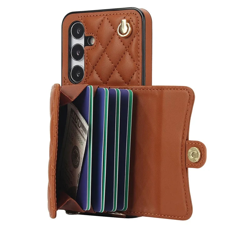 026 For Samsung Galaxy S23 FE Crossbody Phone Cover with RFID Blocking Card Slots