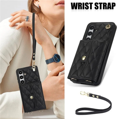 026 For Samsung Galaxy S23 FE Crossbody Phone Cover with RFID Blocking Card Slots