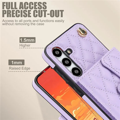 026 For Samsung Galaxy S23 FE Crossbody Phone Cover with RFID Blocking Card Slots