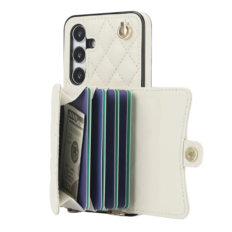 026 For Samsung Galaxy S23 FE Crossbody Phone Cover with RFID Blocking Card Slots