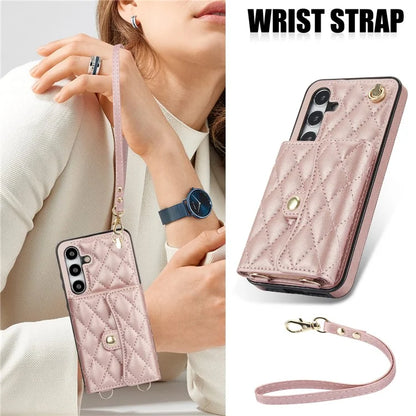 026 For Samsung Galaxy S23 FE Crossbody Phone Cover with RFID Blocking Card Slots