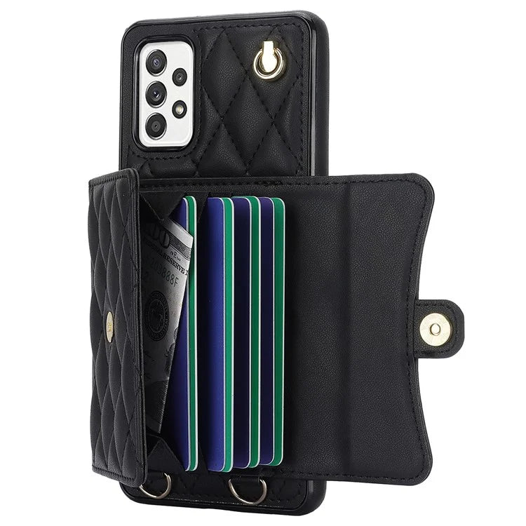 026 For Samsung Galaxy A54 4G / 5G / A52s 5G Crossbody Phone Case Kickstand Card Slots