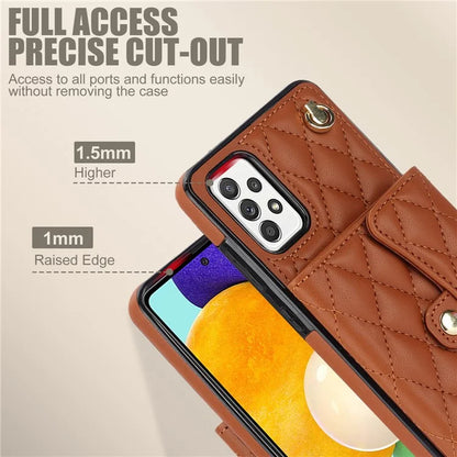 026 For Samsung Galaxy A54 4G / 5G / A52s 5G Crossbody Phone Case Kickstand Card Slots
