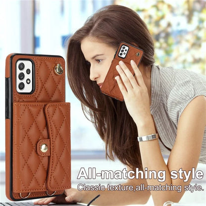 026 For Samsung Galaxy A54 4G / 5G / A52s 5G Crossbody Phone Case Kickstand Card Slots