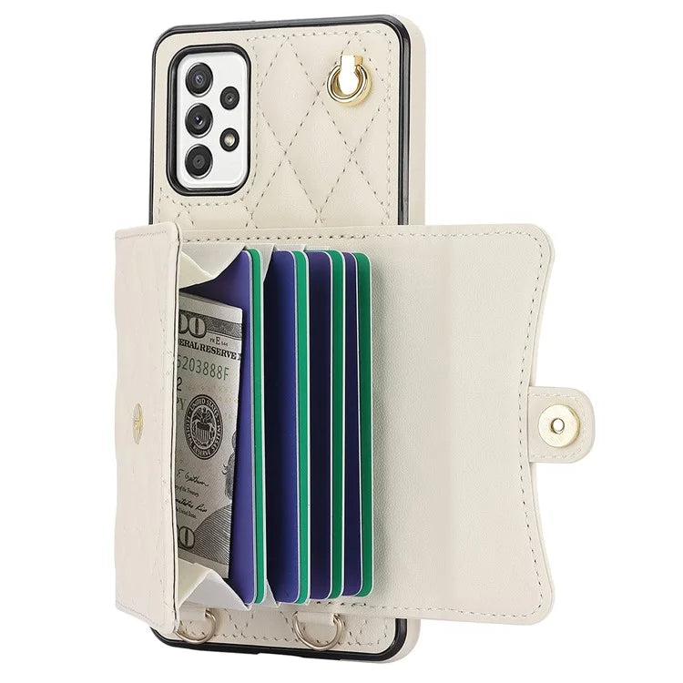 026 For Samsung Galaxy A54 4G / 5G / A52s 5G Crossbody Phone Case Kickstand Card Slots