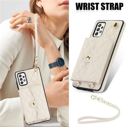 026 For Samsung Galaxy A54 4G / 5G / A52s 5G Crossbody Phone Case Kickstand Card Slots