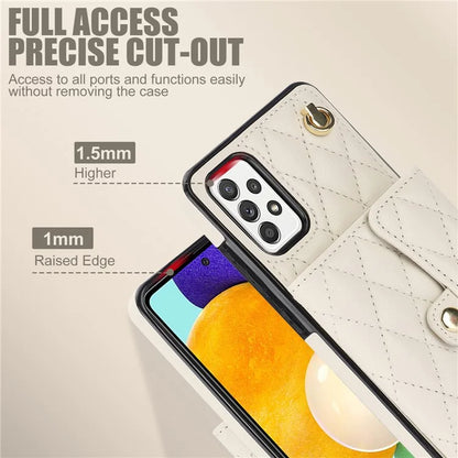 026 For Samsung Galaxy A54 4G / 5G / A52s 5G Crossbody Phone Case Kickstand Card Slots