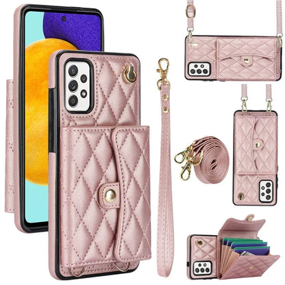 026 For Samsung Galaxy A54 4G / 5G / A52s 5G Crossbody Phone Case Kickstand Card Slots