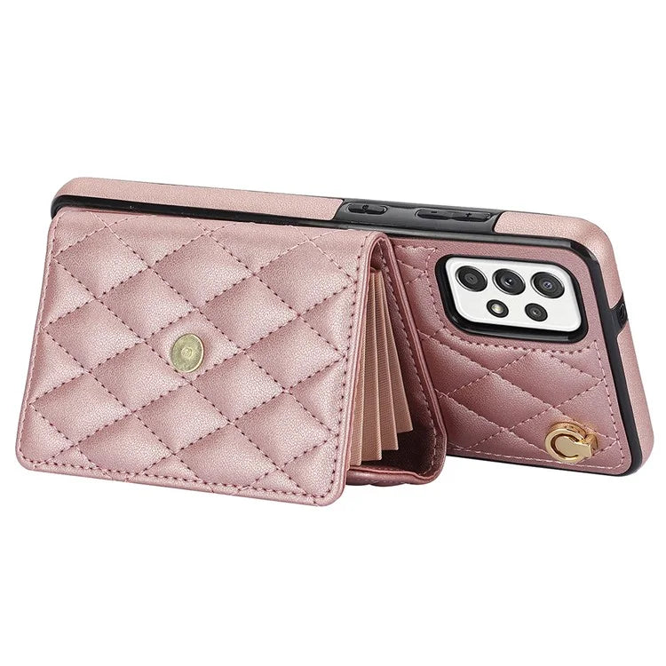 026 For Samsung Galaxy A54 4G / 5G / A52s 5G Crossbody Phone Case Kickstand Card Slots