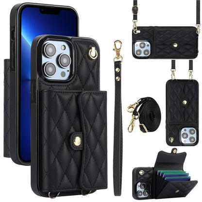 026 For iPhone 13 Pro Case RFID Blocking Card Slots Kickstand Phone Cover