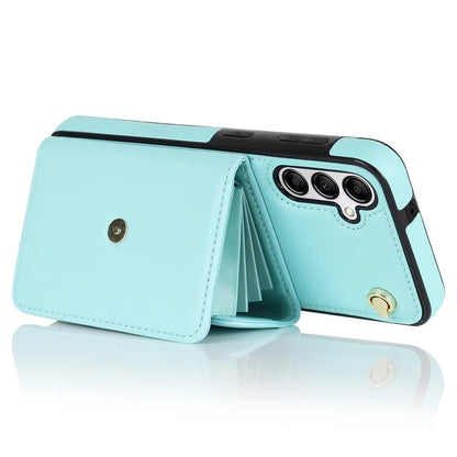 For Samsung Galaxy A15 4G / 5G Kickstand Phone Case with Card Slots and 2 Straps