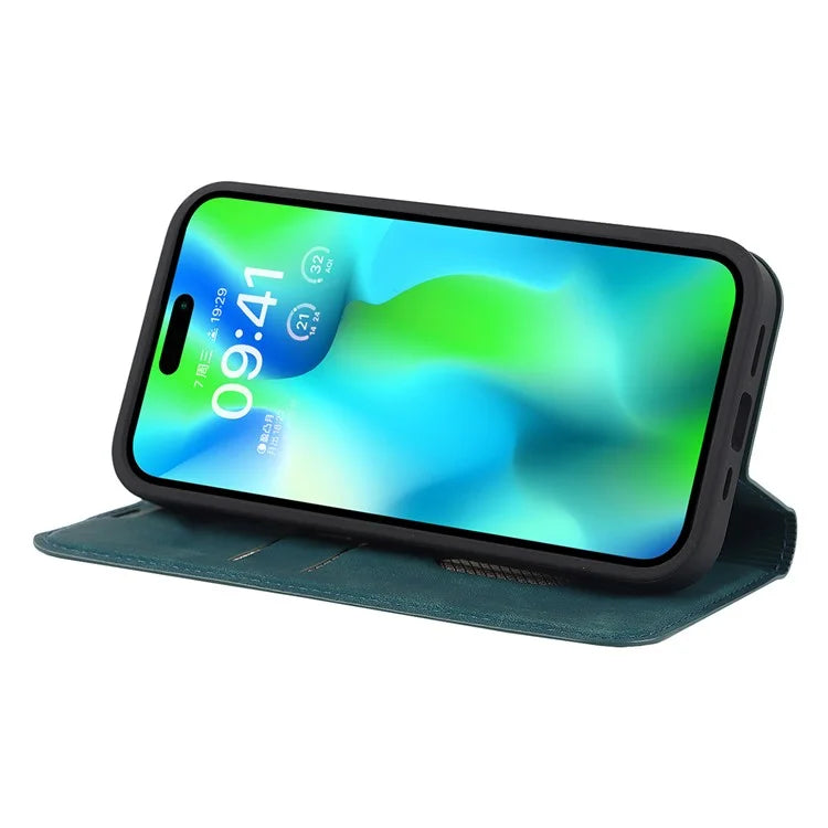 For iPhone 14 Pro Case PU Leather Card Slots Cover Compatible with MagSafe