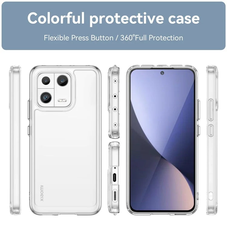 Candy Series for Xiaomi 13 Case Transparent Shockproof TPU Phone Cover
