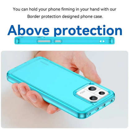Candy Series for Xiaomi 13 Case Transparent Shockproof TPU Phone Cover Blue