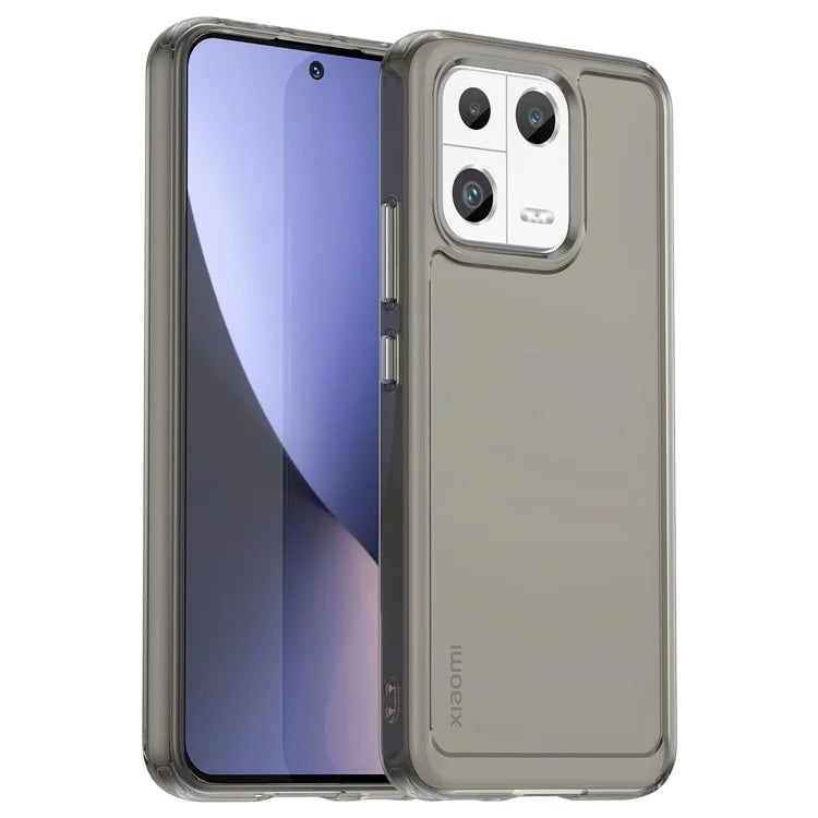 Candy Series for Xiaomi 13 Case Transparent Shockproof TPU Phone Cover Grey