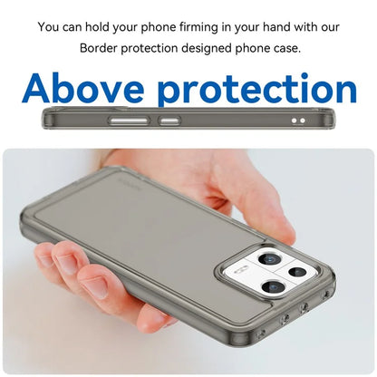 Candy Series for Xiaomi 13 Case Transparent Shockproof TPU Phone Cover Grey