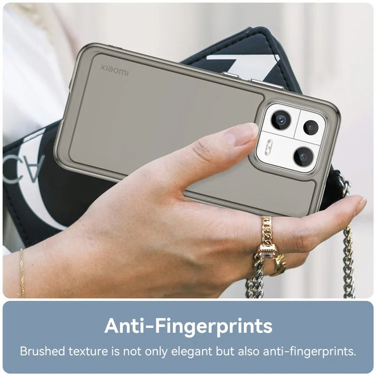 Candy Series for Xiaomi 13 Case Transparent Shockproof TPU Phone Cover Grey