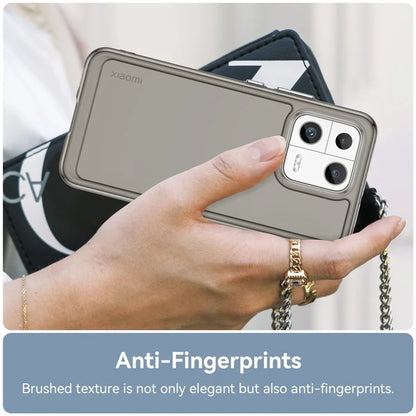 Candy Series for Xiaomi 13 Case Transparent Shockproof TPU Phone Cover Grey