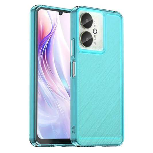 Candy Series for Xiaomi Redmi 13C 4G / 13C 5G / Poco C65 4G Cell Phone Case Clear TPU Back Cover Blue